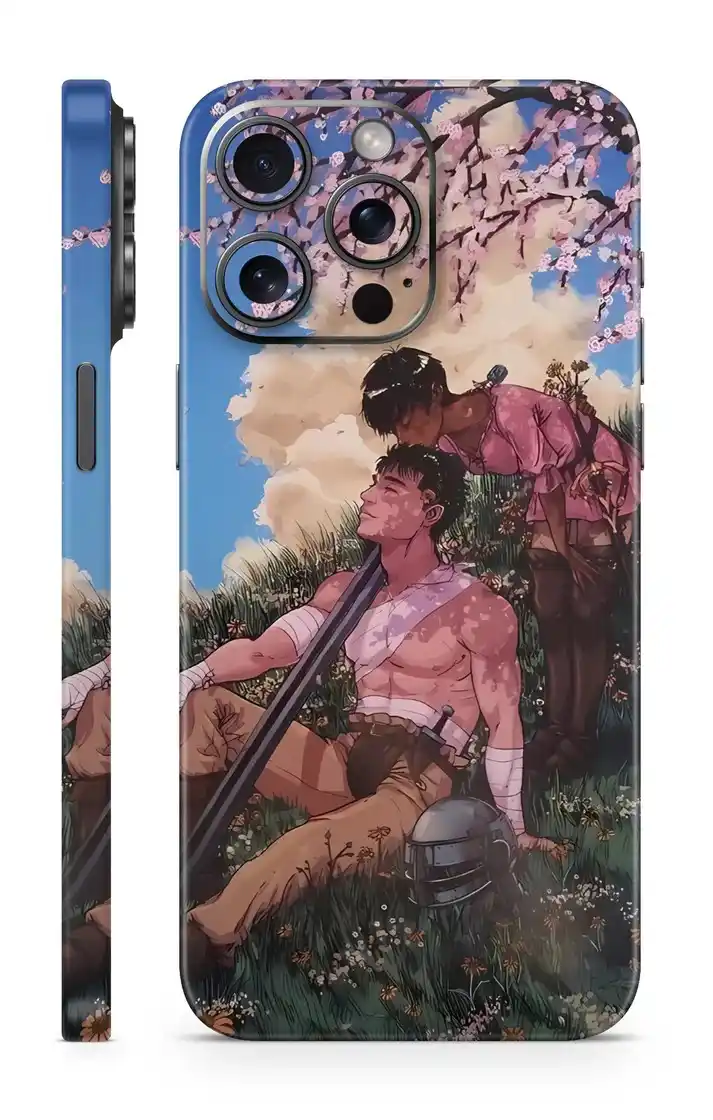 Berserk Guts Smiling Mobile Skin