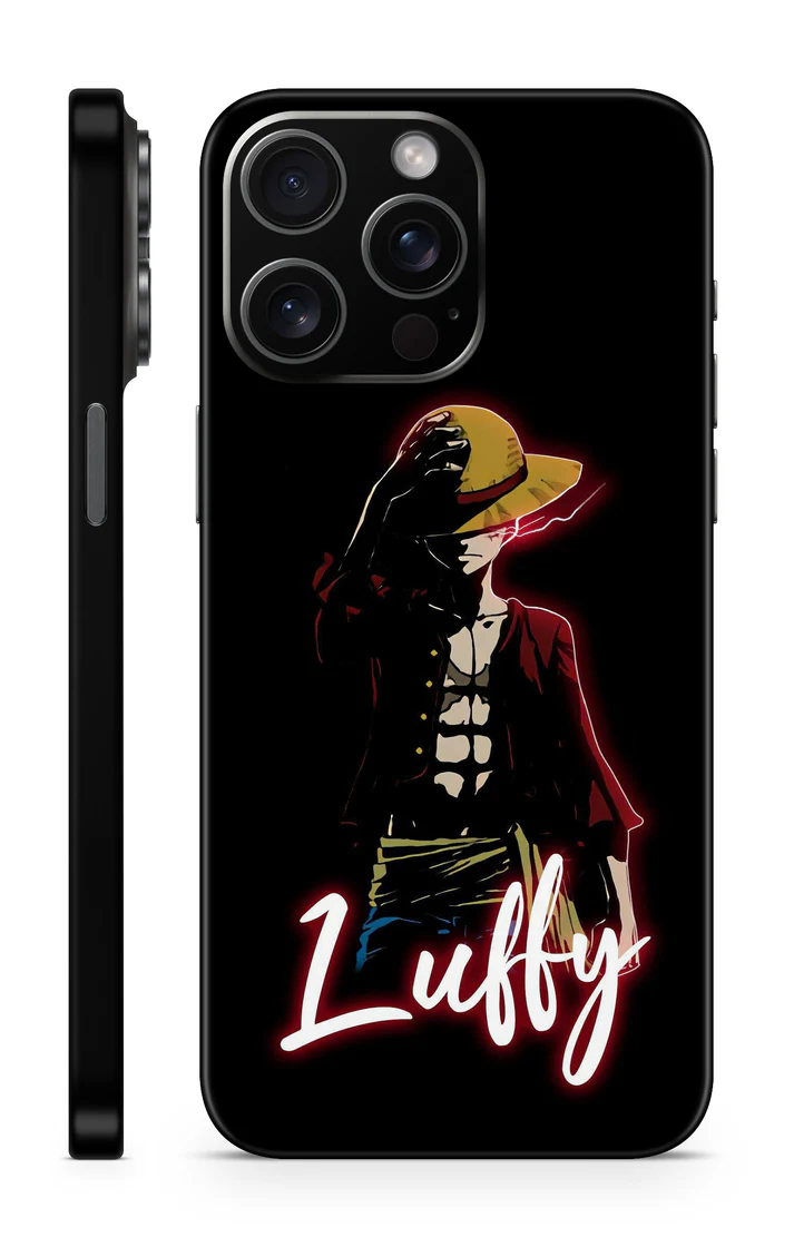 One Piece Luffy All Black Mobile Skin