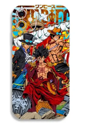 One Piece 3 Brothers Mobile Skin