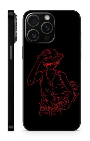 One Piece Luffy Black Mobile Skin