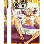 One Piece Luffy Sitting Gear 5 Mobile Skin