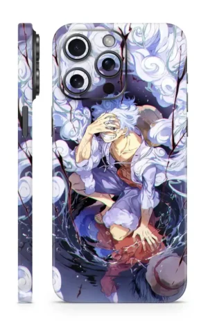 One Piece Smiling Luffy Gear 5 Mobile Skin