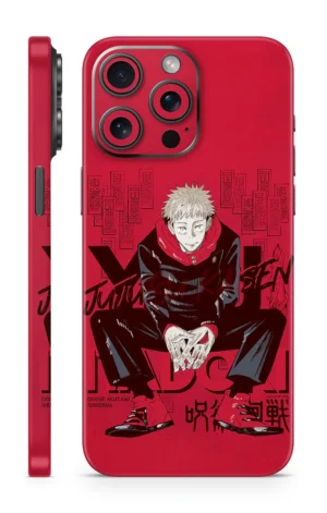 Red Itadori Yuji Mobile Skin JJK